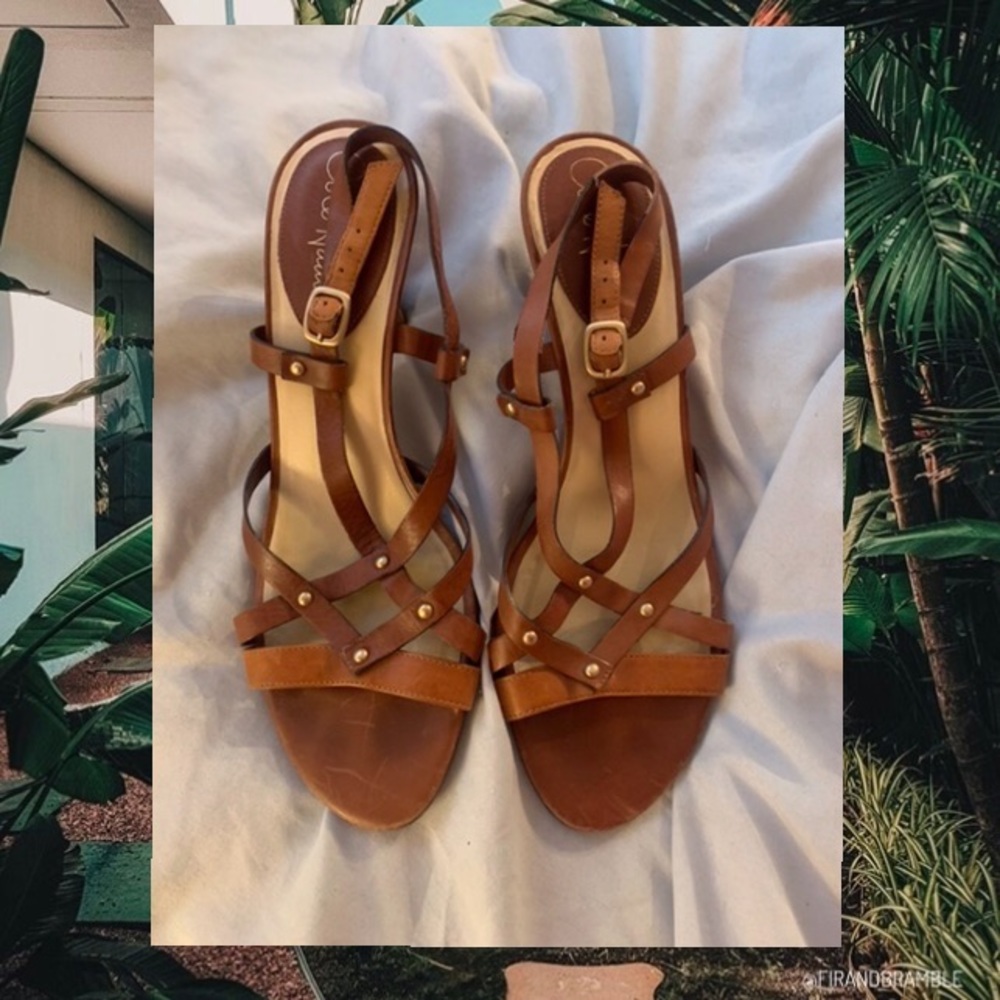 Leather Cole Haan heeled sandals